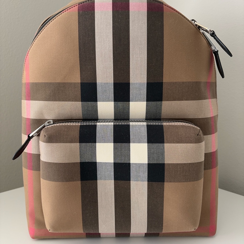 Burberry Jeff Checkered Backpack
